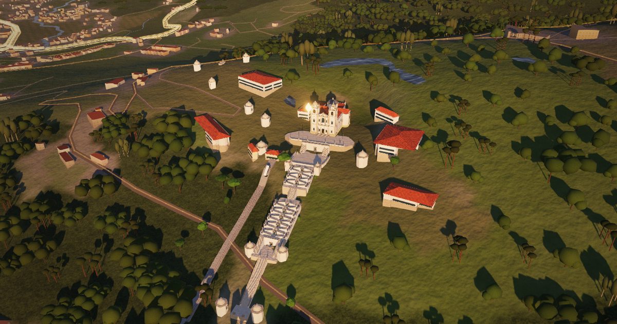Bom Jesus do Monte Sanctuary: 3D view