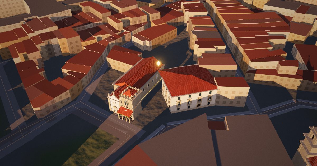 Coimbras Chapel and House: 3D view