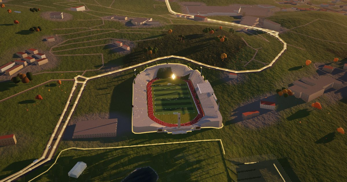 1st of May Stadium: 3D view