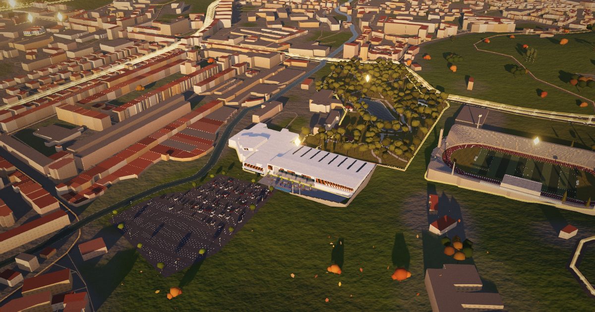 Forum Braga: 3D view