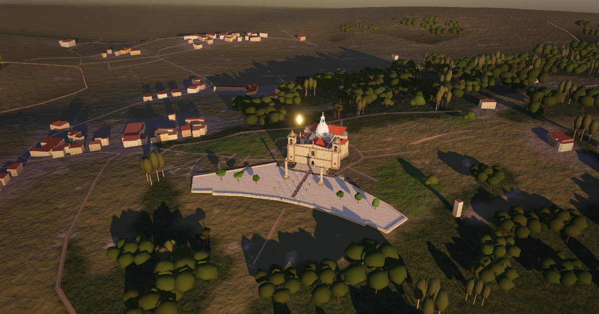 Our Lady of Sameiro Sanctuary: 3D view