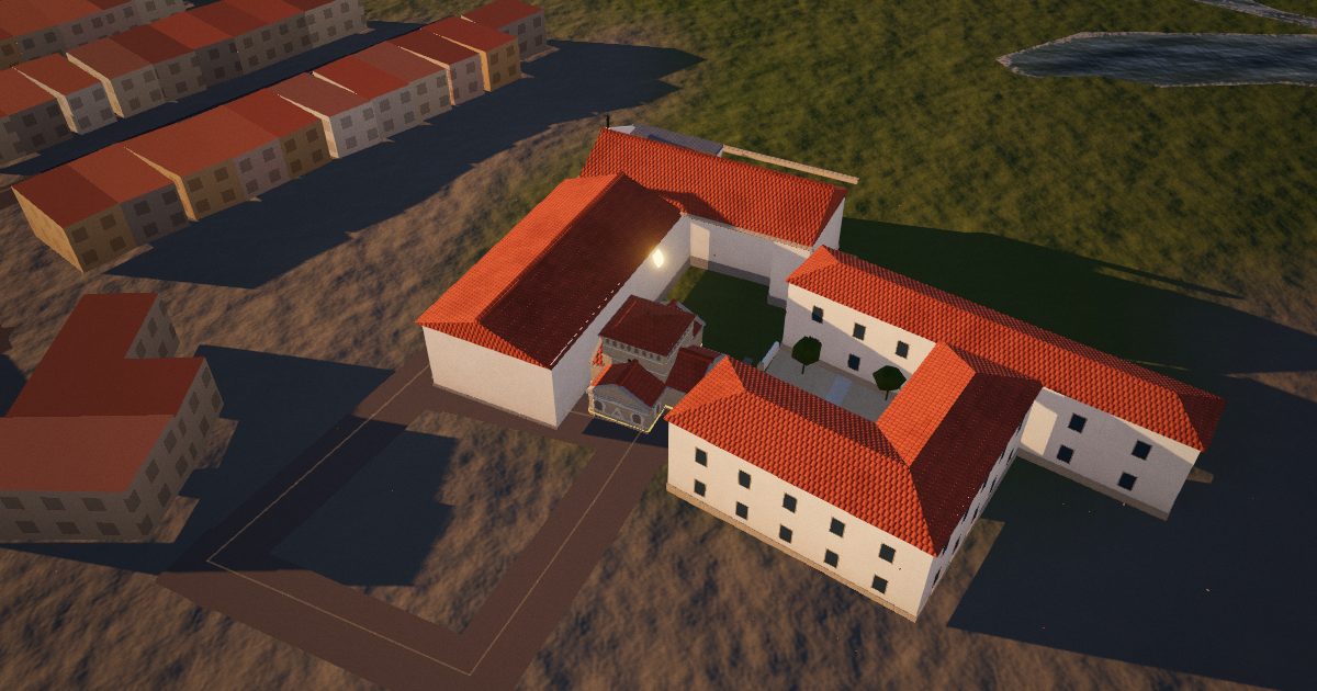Chapel of São Frutuoso de Montélios: 3D view