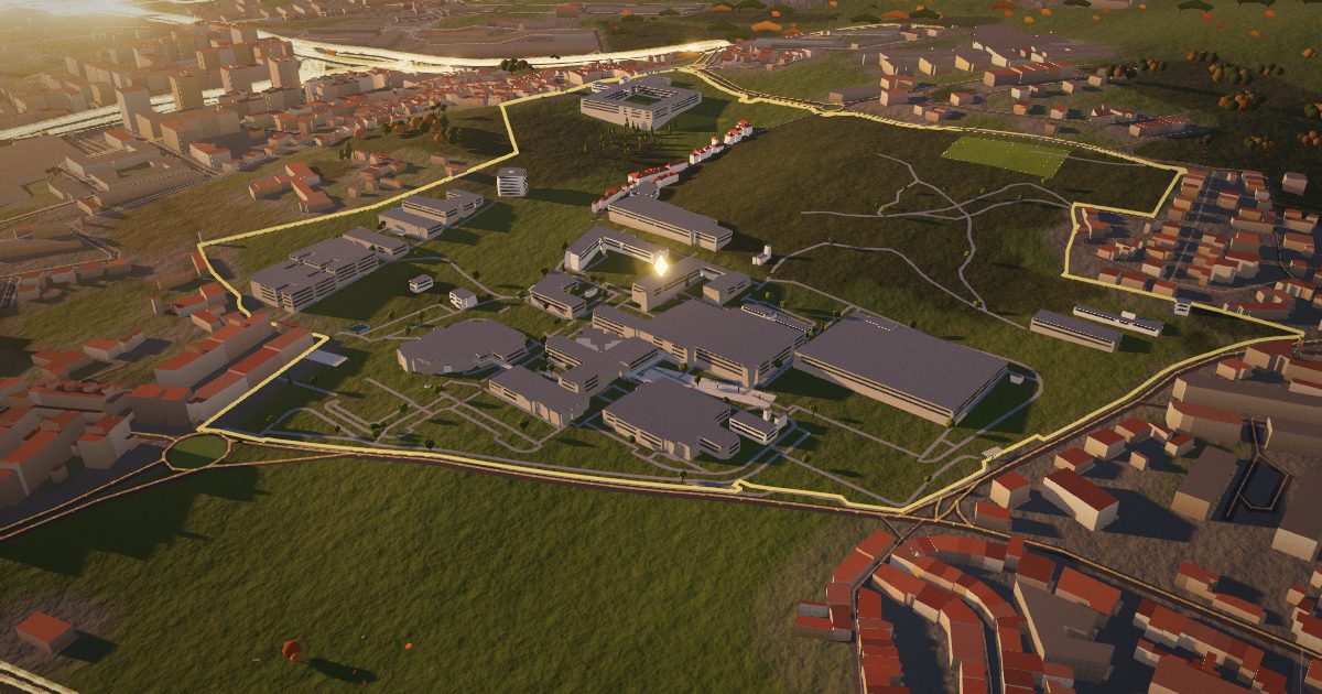 University of Minho – Gualtar Campus: 3D view